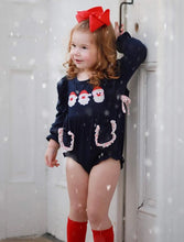 Load image into Gallery viewer, Santa Bubble Romper