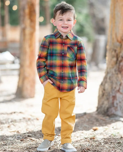 Storybook Plaid Button Down Shirt