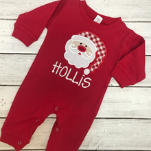 Load image into Gallery viewer, Baby Santa Claus Romper