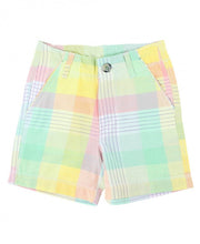 Load image into Gallery viewer, Cheerful Plaid Rainbow Shorts