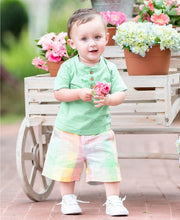 Load image into Gallery viewer, Cheerful Plaid Rainbow Shorts