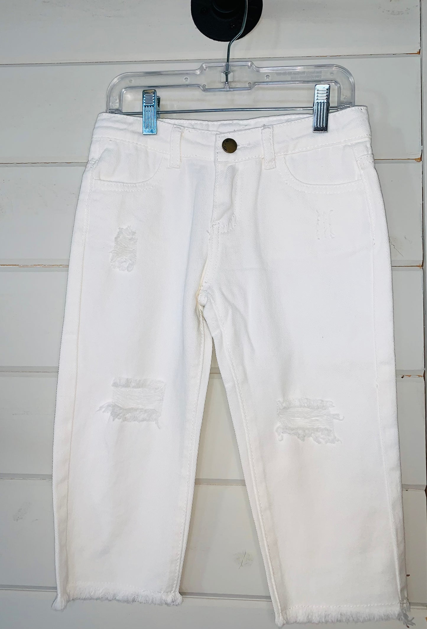 Cropped Jeans White