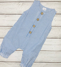 Load image into Gallery viewer, Baby Striped Overalls Jumpsuit