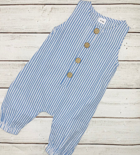 Baby Striped Overalls Jumpsuit