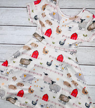 Load image into Gallery viewer, Barn &amp; Farm Animals Twirl Dress