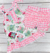 Load image into Gallery viewer, Pink Succulent Gown &amp; Bloomers