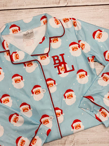 Jolly St. Nick Button Down PJ's