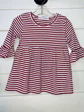 Load image into Gallery viewer, Girls Stripe Tunic Shirt