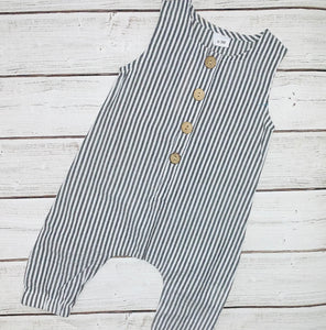 Baby Striped Overalls Jumpsuit