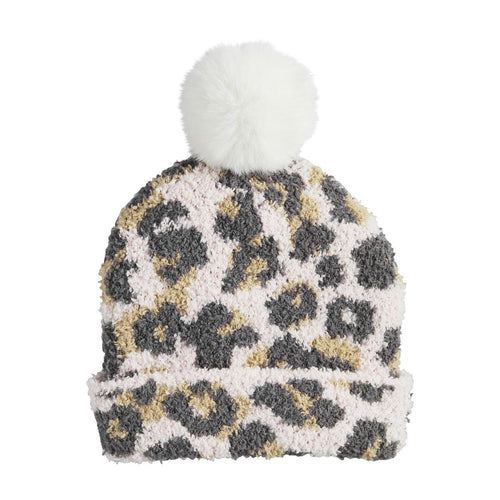 Leopard Chenille Infant Hat