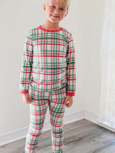 Load image into Gallery viewer, Christmas Plaid Buttflap PJs Unisex