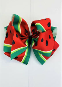 Watermellon Texas Size Hair Bow